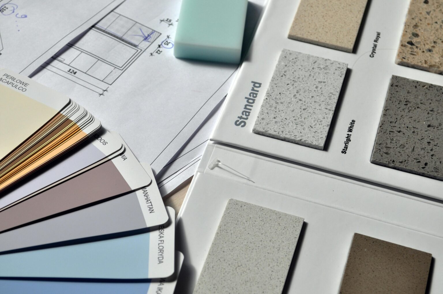 Material and color selection for a renovation project